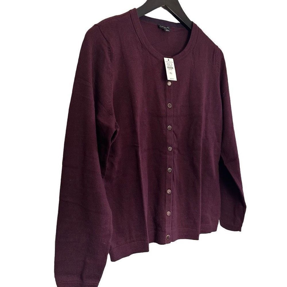 NWT Talbots button down sweater size Lp NWT - image 6